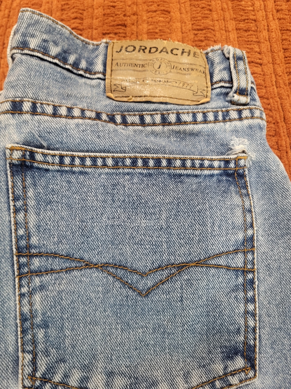 Jordache Vintage Light Wash Denim Jeans - Light Blue